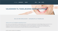 Desktop Screenshot of brondbytand.dk