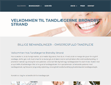 Tablet Screenshot of brondbytand.dk